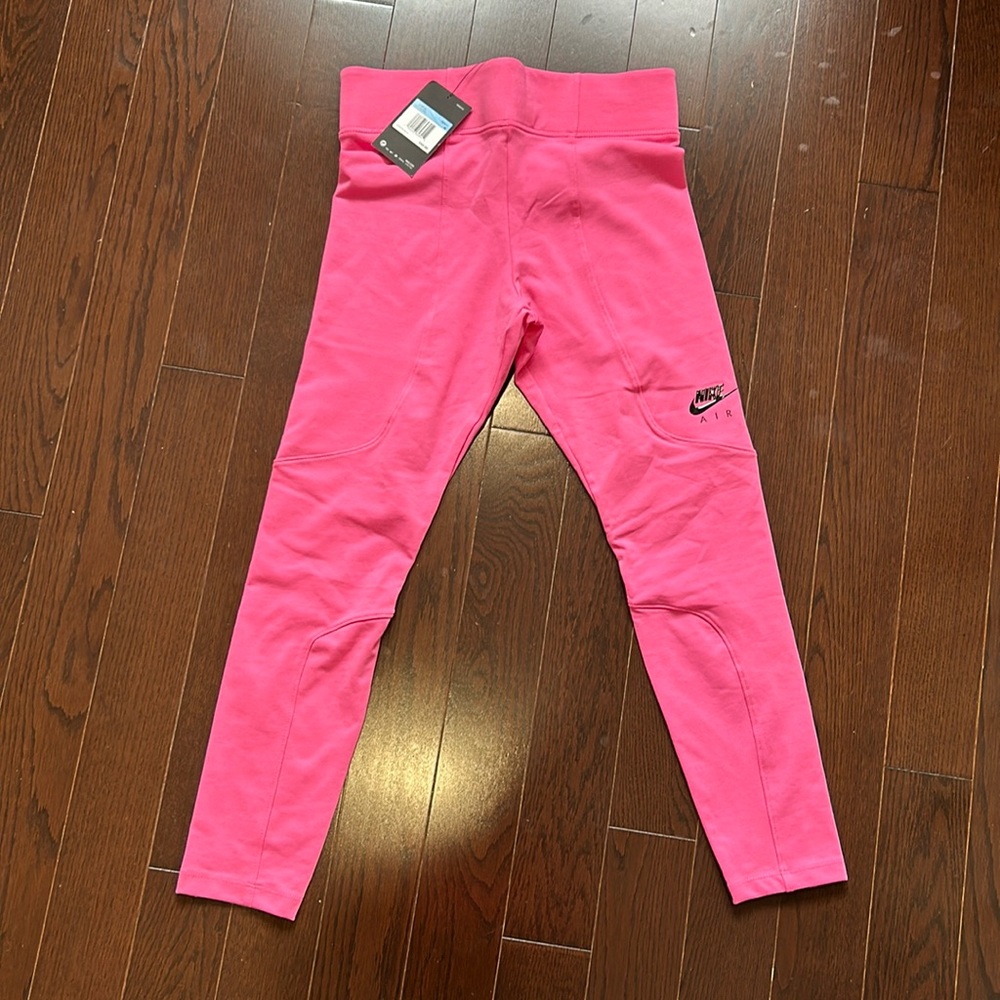 Nike bubble gum pink cotton legging